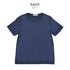 【日本製】 tシャツ レディース 半袖 カットソー クルーネック 軽い イージーケア 綿モダール コットン 無地 オレンジ(FL23SS-0010W-or)